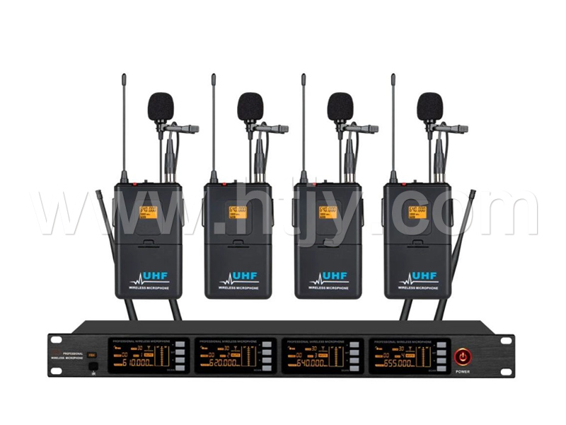 無線一拖四領夾話筒 HT-U9004-LJ